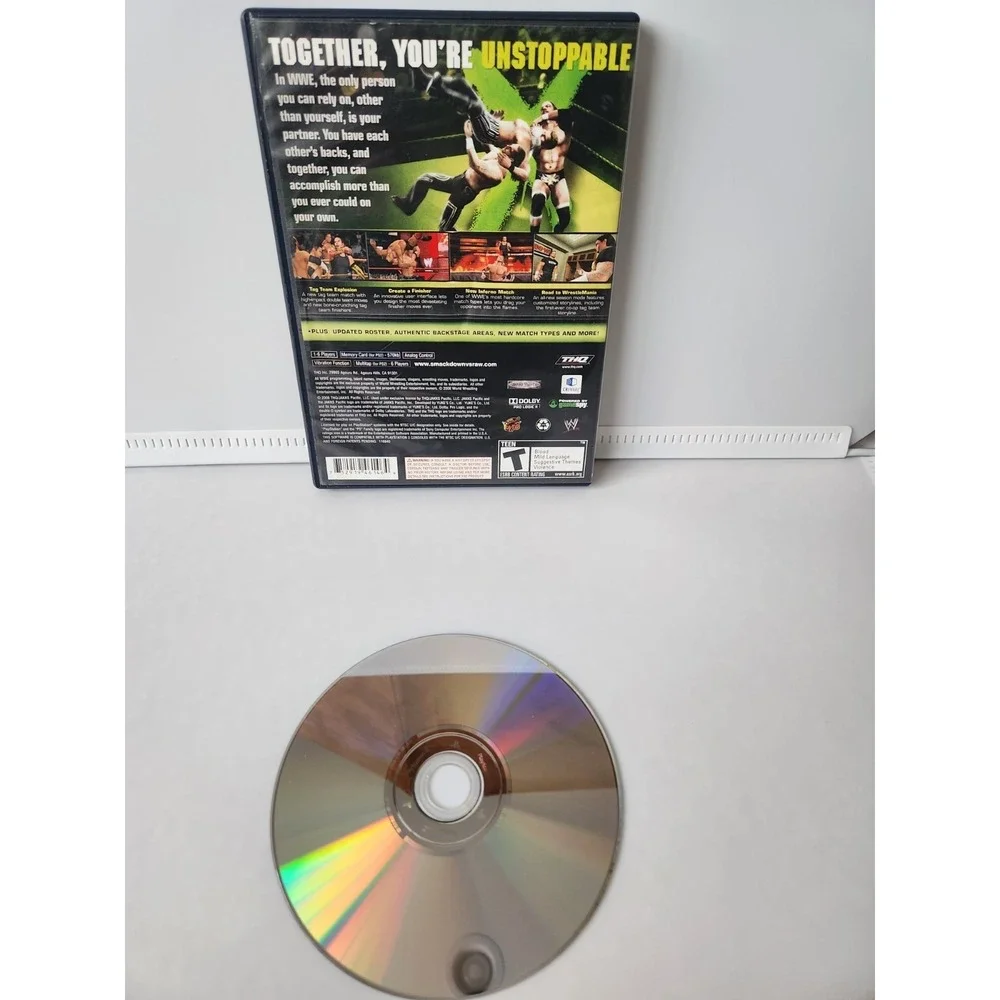 WWE Smackdown vs Raw 2009 PS2 PlayStation 2 Game